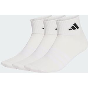 Adidas Unisex Thin&Light Sportswear Ankle Socks 3 Pair Pack, white/white/black, 40-42 Adidas Unisex Thin&Light Sportswear Ankle Socks 3 Pair Pack, white/white/black, 40-42
