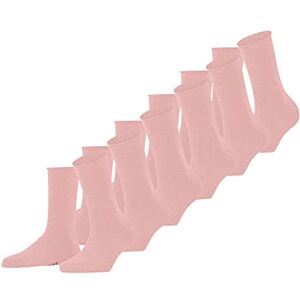 FALKE Damen Socken Happy Multipack W So Baumwolle einfarbig 6 Paar, Rosa Blossom 8645, 35-38 FALKE Damen Socken Happy Multipack W So Baumwolle einfarbig 6 Paar, Rosa Blossom 8645, 35-38