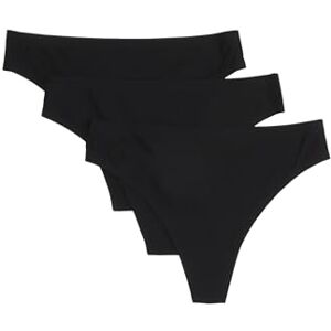 Chantelle Damen Softstretch Tanga Pack 3 Units, Schwarz, One Size Chantelle Damen Softstretch Tanga Pack 3 Units, Schwarz, One Size