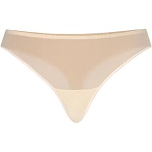 Teyli Damen String Slip – Bequeme Damenunterwäsche aus Mesh – String für Glatte Silhouette unter Kleidung Strings & Tangas für Damen aus Transparentem Mesh Beige L Teyli Damen String Slip – Bequeme Damenunterwäsche aus Mesh – String für Glatte Silhouette unter Kleidung Strings & Tangas für Damen aus Transparentem Mesh Beige L