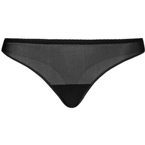 Teyli Damen String Slip – Bequeme Damenunterwäsche aus Mesh – String für Glatte Silhouette unter Kleidung Strings & Tangas für Damen aus Transparentem Mesh Schwarz S Teyli Damen String Slip – Bequeme Damenunterwäsche aus Mesh – String für Glatte Silhouette unter Kleidung Strings & Tangas für Damen aus Transparentem Mesh Schwarz S