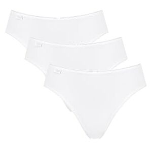 Sloggi Damen Unterhose 24/7 Cotton Tai , Baumwolle, 3-Pack, 46, Weiß Sloggi Damen Unterhose 24/7 Cotton Tai , Baumwolle, 3-Pack, 46, Weiß