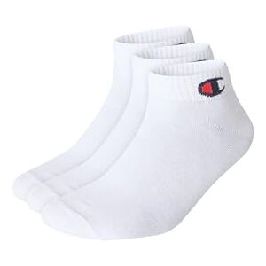 Champion Unisex Basics 3pk Quarter Socken, Weiß, 39-42 EU Champion Unisex Basics 3pk Quarter Socken, Weiß, 39-42 EU