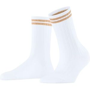FALKE Damen Socken Play Me W So Baumwolle gemustert 1 Paar, Weiß White 2004, 35-38 FALKE Damen Socken Play Me W So Baumwolle gemustert 1 Paar, Weiß White 2004, 35-38