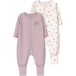 NAME IT Damen Nbfnightsuit 2P Zip Ff Jet Rainbow Noos, Jet Stream, 68 EU NAME IT Damen Nbfnightsuit 2P Zip Ff Jet Rainbow Noos, Jet Stream, 68 EU