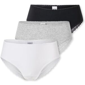 Schiesser Damen 3 PACK Brazilian Slip Unterwäsche mit Spitze Modern Multipacks Schiesser Damen 3 PACK Brazilian Slip Unterwäsche mit Spitze Modern Multipacks