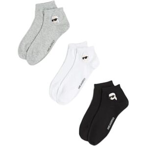 KARL LAGERFELD International B.V Damen Women's, K/Ikon Sneaker 3 Pack Socks, Mehrfarbig, 35-38 EU KARL LAGERFELD International B.V Damen Women's, K/Ikon Sneaker 3 Pack Socks, Mehrfarbig, 35-38 EU