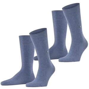 Burlington Herren Socken Everyday Multipack M So Baumwolle einfarbig 2 Paar, Blau Light Denim 6660, 40-46 Burlington Herren Socken Everyday Multipack M So Baumwolle einfarbig 2 Paar, Blau Light Denim 6660, 40-46