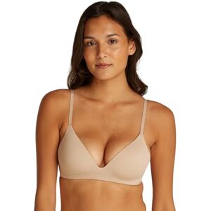 Calvin Damen Bügelloser T-Shirt-BH, Beige, 75B, Beige (Zedernholz), 56 Calvin Damen Bügelloser T-Shirt-BH, Beige, 75B, Beige (Zedernholz), 56