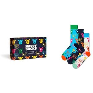 Happy Socks Premium Baumwolle Socken 3-Pack Mixed Dog Socks Geschenkboxen Set, Größe 41-46 Happy Socks Premium Baumwolle Socken 3-Pack Mixed Dog Socks Geschenkboxen Set, Größe 41-46