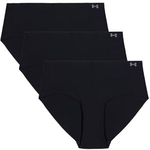 Under Armour Damen Hipster-Slips im 3er-Pack – Unsichtbares Pure Stretch, nahtlos, Keine Abdrücke, Ultraleicht, ganztägiger, Schwarz, M Under Armour Damen Hipster-Slips im 3er-Pack – Unsichtbares Pure Stretch, nahtlos, Keine Abdrücke, Ultraleicht, ganztägiger, Schwarz, M