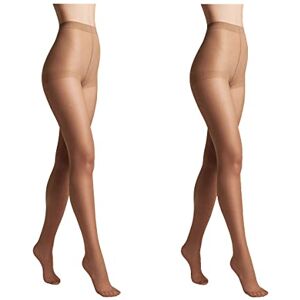Conte elegant 2er-Pack langlebige Damenstrumpfhose Halbmatt SOLO 20 DEN Damen Feinstrumpfhose Strumpfhose mit markiertem Höschenteil Einfarbig Farbe Natural Größe 6 Conte elegant 2er-Pack langlebige Damenstrumpfhose Halbmatt SOLO 20 DEN Damen Feinstrumpfhose Strumpfhose mit markiertem Höschenteil Einfarbig Farbe Natural Größe 6