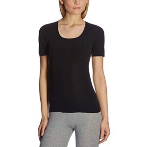 Schiesser Damen Spenzer halbarm Luxury Baumwolle Unterhemd, schwarz_200764, 36 Schiesser Damen Spenzer halbarm Luxury Baumwolle Unterhemd, schwarz_200764, 36