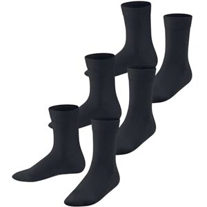 FALKE Unisex Kinder Socken Family Multipack K So Baumwolle einfarbig 3 Paar, Blau Dark Marine 6170, 31-34 FALKE Unisex Kinder Socken Family Multipack K So Baumwolle einfarbig 3 Paar, Blau Dark Marine 6170, 31-34