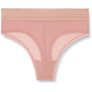 Triumph Damen Tempting Sheer Highwaist String Briefs, Toasted Almond, L Triumph Damen Tempting Sheer Highwaist String Briefs, Toasted Almond, L