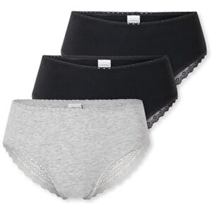 Schiesser Damen 3 PACK Brazilian Slip Unterwäsche mit Spitze Modern Multipacks Schiesser Damen 3 PACK Brazilian Slip Unterwäsche mit Spitze Modern Multipacks