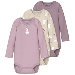 NAME IT baby Nbfbody 3P Ls Summr Sand Rabbit Noos NAME IT baby Nbfbody 3P Ls Summr Sand Rabbit Noos