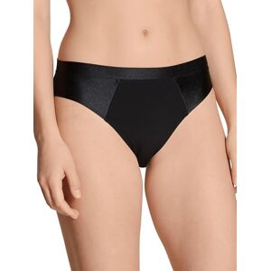 CALIDA Cate Slip Damen, mit Satin-Blende, besonders weich, femininer Look schwarz 40-42 CALIDA Cate Slip Damen, mit Satin-Blende, besonders weich, femininer Look schwarz 40-42