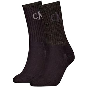 Calvin Socks CKJ WOMEN SOCK 2P GLOSSY RIB Calvin Socks CKJ WOMEN SOCK 2P GLOSSY RIB