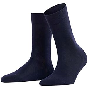 FALKE Damen Socken Sensitive London W So Baumwolle mit Komfortbund 1 Paar, Blau Dark Navy 6370, 35-38 FALKE Damen Socken Sensitive London W So Baumwolle mit Komfortbund 1 Paar, Blau Dark Navy 6370, 35-38