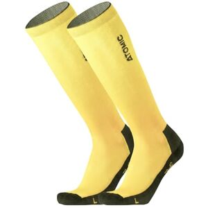 Atomic Pro Ski-Socken I Dünne Skisocken ohne Polsterung I Leichte Strümpfe für Damen & Herren I Kniestrümpfe mit nahtloser Zehenbox I Skistrümpfe aus Merinowolle, Polyester & Nylon Atomic Pro Ski-Socken I Dünne Skisocken ohne Polsterung I Leichte Strümpfe für Damen & Herren I Kniestrümpfe mit nahtloser Zehenbox I Skistrümpfe aus Merinowolle, Polyester & Nylon