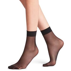 FALKE Damen Socken Seidenglatt 15 DEN W So transparent einfarbig 1 Paar, Schwarz Black 3009, 39-42 FALKE Damen Socken Seidenglatt 15 DEN W So transparent einfarbig 1 Paar, Schwarz Black 3009, 39-42