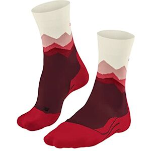 FALKE Damen Wandersocken TK2 Explore Crest W So Wolle Funktionsmaterial antiblasen dick 1 Paar, Rot Merlot 8117, 35-36 FALKE Damen Wandersocken TK2 Explore Crest W So Wolle Funktionsmaterial antiblasen dick 1 Paar, Rot Merlot 8117, 35-36