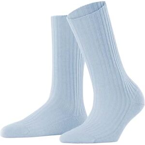 FALKE Damen Socken Cosy Wool Boot W So Wolle Kaschmir einfarbig 1 Paar, Blau Light Blue 6594, 39-42 FALKE Damen Socken Cosy Wool Boot W So Wolle Kaschmir einfarbig 1 Paar, Blau Light Blue 6594, 39-42