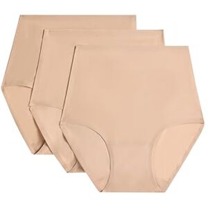 Chantelle Damen Softstretch Slip mit Hoher Taille 3er-Pack, Nude, One Size Chantelle Damen Softstretch Slip mit Hoher Taille 3er-Pack, Nude, One Size