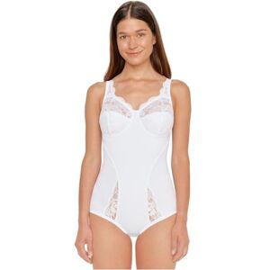 Susa Damen Body ohne Bügel Latina 6538 Bequeme Shapewear Mieder für Frauen Figurschmeichelndes Design Ideal für Alltag & besondere Anlässe Weiß, 85C Susa Damen Body ohne Bügel Latina 6538 Bequeme Shapewear Mieder für Frauen Figurschmeichelndes Design Ideal für Alltag & besondere Anlässe Weiß, 85C