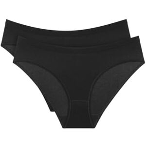 Triumph Damen Sense of Cotton Tai 2p Briefs, Schwarz, 38 EU Triumph Damen Sense of Cotton Tai 2p Briefs, Schwarz, 38 EU