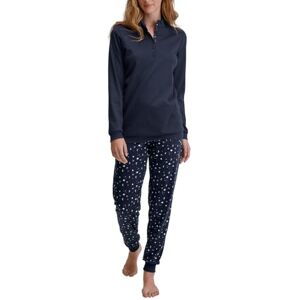 CALIDA Midnight Dreams Bündchen-Pyjama Damen, aus 100% Bio-Baumwolle, wärmende Qualität CALIDA Midnight Dreams Bündchen-Pyjama Damen, aus 100% Bio-Baumwolle, wärmende Qualität