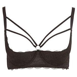 COTTELLI Damen Hebe 95e Demi BH, Schwarz, Einheitsgröße EU COTTELLI Damen Hebe 95e Demi BH, Schwarz, Einheitsgröße EU