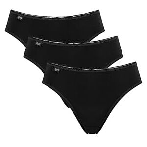 Sloggi Damen Unterhose 24/7 Cotton Tai , Baumwolle, 3-Pack, 38, Schwarz Sloggi Damen Unterhose 24/7 Cotton Tai , Baumwolle, 3-Pack, 38, Schwarz