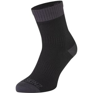 SealSkinz Unisex Waterproof Warm Weather Ankle Length Socke, Schwarz/Grau, L EU SealSkinz Unisex Waterproof Warm Weather Ankle Length Socke, Schwarz/Grau, L EU