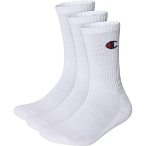Champion Unisex Core 3PP Crew Füßlinge, Bianco, 39-42 Champion Unisex Core 3PP Crew Füßlinge, Bianco, 39-42
