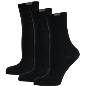Nur Die 3er Pack Passt Perfekt Socken Unisex aus Baumwolle atmungsaktiv weich Basic Druckfreie Spitze, Mittelhoher Schaft für Büro & Freizeit Damen Herren Nur Die 3er Pack Passt Perfekt Socken Unisex aus Baumwolle atmungsaktiv weich Basic Druckfreie Spitze, Mittelhoher Schaft für Büro & Freizeit Damen Herren