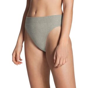 CALIDA Elastic Slip Damen, mit breitem Softbund, High Waist, natürlich atmungsaktive und weiche Single Jersey-Qualität Stein meliert 44-46 CALIDA Elastic Slip Damen, mit breitem Softbund, High Waist, natürlich atmungsaktive und weiche Single Jersey-Qualität Stein meliert 44-46
