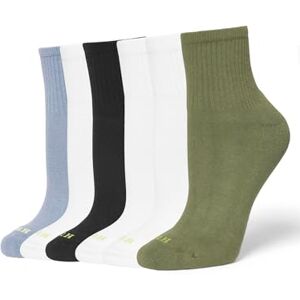 HUE Mini-Crew-Socken für Damen, 6 Paar, Einheitsgröße HUE Mini-Crew-Socken für Damen, 6 Paar, Einheitsgröße