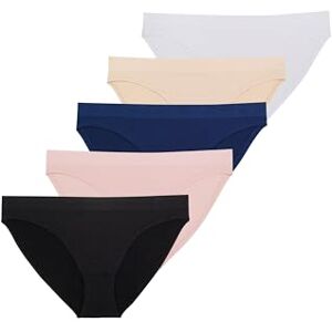 Dorina Damen-Slip ROSANNE 5er-Pack – Weicher Rundgestrickter Micro-Stoff, Klassischer Stil, Bequeme Passform, Reise-Essentials, Schwarz/Rosa/Blau/Hautfarben/Weiß Dorina Damen-Slip ROSANNE 5er-Pack – Weicher Rundgestrickter Micro-Stoff, Klassischer Stil, Bequeme Passform, Reise-Essentials, Schwarz/Rosa/Blau/Hautfarben/Weiß