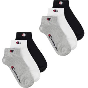 Champion Unisex Basics 6pk Quarter Socken, Hellgrau Meliert, 35-38 EU Champion Unisex Basics 6pk Quarter Socken, Hellgrau Meliert, 35-38 EU