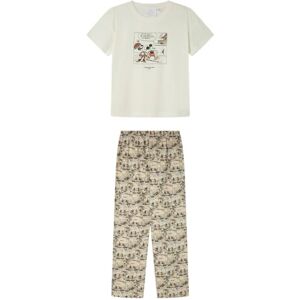 Women'secret Kurzarm-Pyjama und Lange Hose, Kollektion Multilicense Urban Women'secret Kurzarm-Pyjama und Lange Hose, Kollektion Multilicense Urban