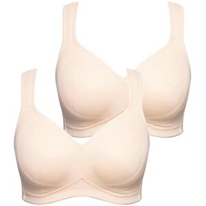 Ulla Popken Damen große Größen Übergrößen Plus Size Mikrofaser-BH, 2er-Pack, ohne Bügel, vorgeformte Cups beige 110E 793032300-110E Ulla Popken Damen große Größen Übergrößen Plus Size Mikrofaser-BH, 2er-Pack, ohne Bügel, vorgeformte Cups beige 110E 793032300-110E