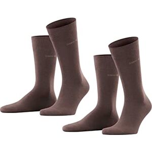 ESPRIT Herren Socken Basic Uni Multipack M So Baumwolle einfarbig 2 Paar, Braun Dark Brown 5230, 39-42 ESPRIT Herren Socken Basic Uni Multipack M So Baumwolle einfarbig 2 Paar, Braun Dark Brown 5230, 39-42