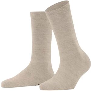 FALKE Damen Socken Family W So nachhaltige Baumwolle einfarbig 1 Paar, Beige Linen Melange 4541, 39-42 FALKE Damen Socken Family W So nachhaltige Baumwolle einfarbig 1 Paar, Beige Linen Melange 4541, 39-42