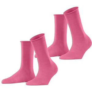 ESPRIT Damen Socken Basic Pure Multipack W So Baumwolle einfarbig 2 Paar, Rosa Candy 8921, 39-42 ESPRIT Damen Socken Basic Pure Multipack W So Baumwolle einfarbig 2 Paar, Rosa Candy 8921, 39-42