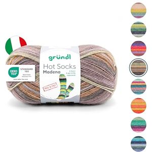 120 Gründl Wolle Hot Socks Madena 4-fach Sockenwolle für 1 Paar Socken Sockengarn Weich und hautfreundlich 75% Schurwolle, 25% Polyamid 1 Knäuel 100 g / 420 m -Nadelstärke 2,5-3 Braun 120 Gründl Wolle Hot Socks Madena 4-fach Sockenwolle für 1 Paar Socken Sockengarn Weich und hautfreundlich 75% Schurwolle, 25% Polyamid 1 Knäuel 100 g / 420 m -Nadelstärke 2,5-3 Braun