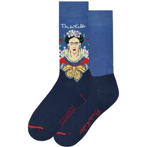 MuseARTa Unisex Frida Kahlo Socken, blau, 40-46 MuseARTa Unisex Frida Kahlo Socken, blau, 40-46