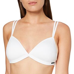 Skiny Damen Damen Triangel Gepaddet Cotton Essentials B gelloser BH, Weiß, 80A EU Skiny Damen Damen Triangel Gepaddet Cotton Essentials B gelloser BH, Weiß, 80A EU