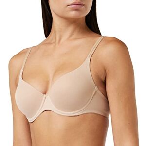 Nur Die T-Shirt Bügel-BH aus weicher Mikrofaser nahtlos vorgeformte gepaddete Cups unsichtbar unter der Kleidung Push-Up-Effekt Damen, Haut, 80A Nur Die T-Shirt Bügel-BH aus weicher Mikrofaser nahtlos vorgeformte gepaddete Cups unsichtbar unter der Kleidung Push-Up-Effekt Damen, Haut, 80A